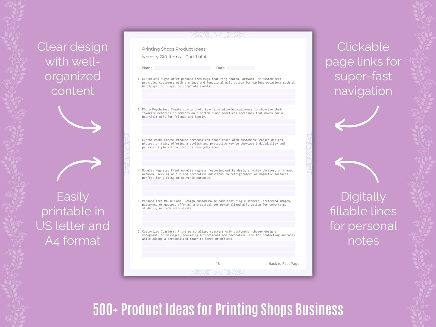 Printing Shops Business Templates