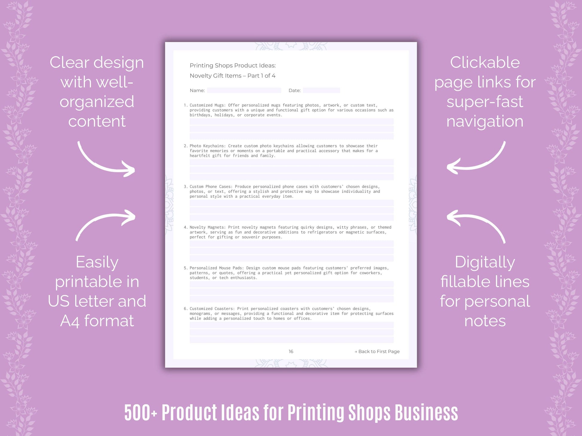 Printing Shops Business Templates