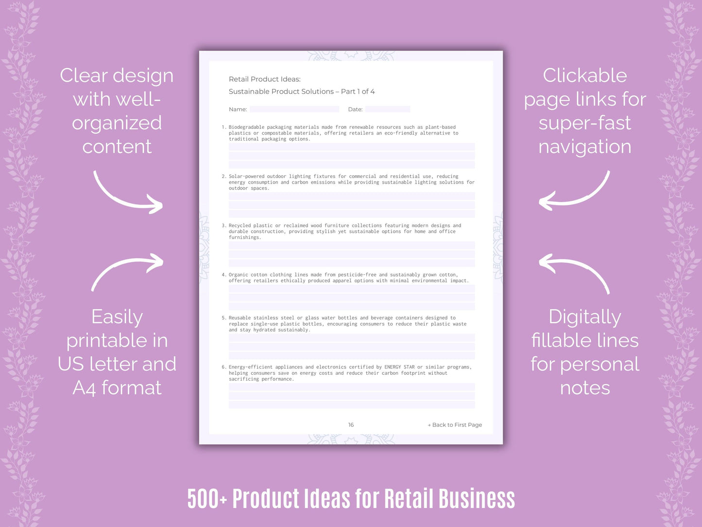 Retail Business Templates