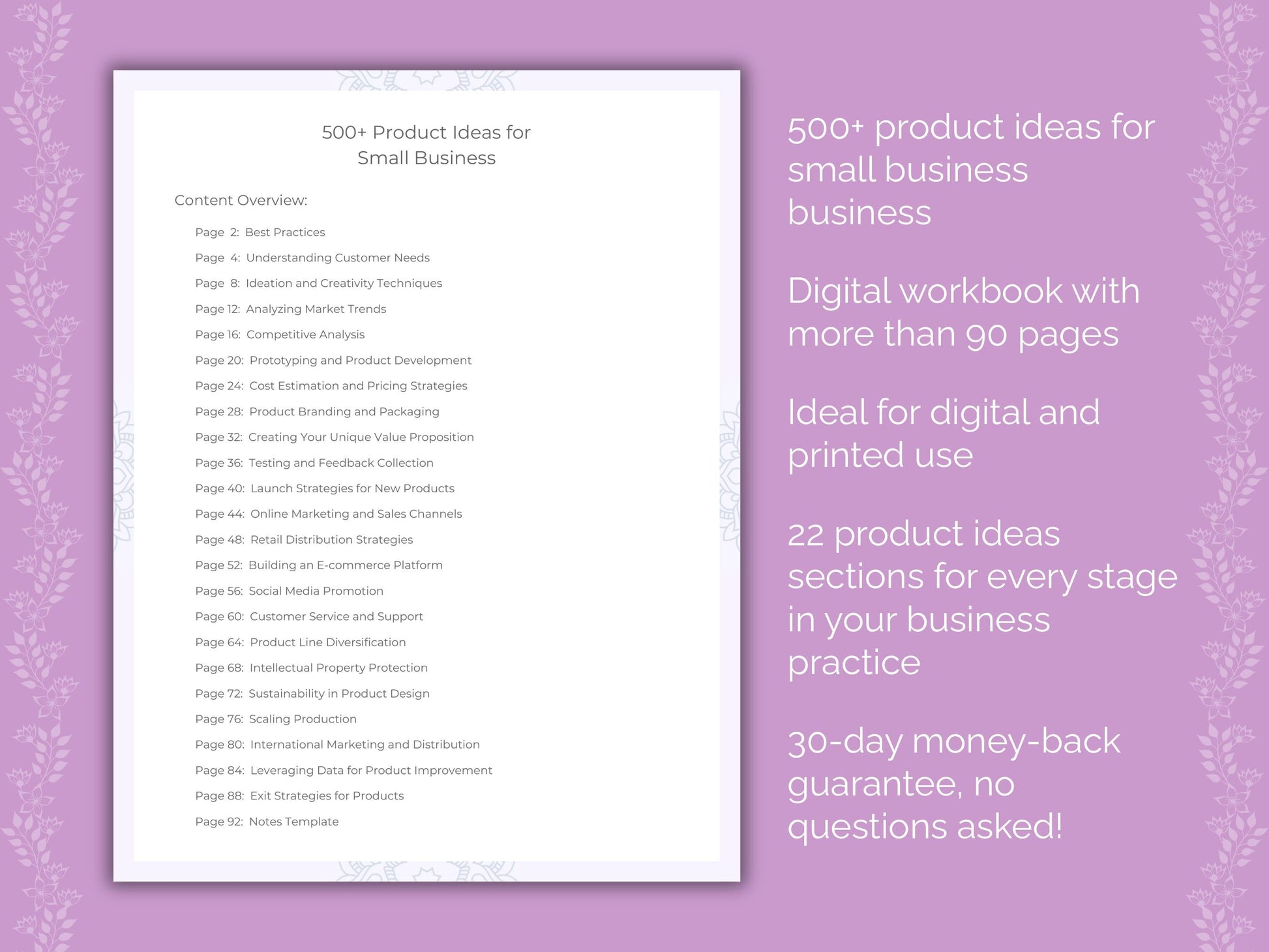 Small Business Business Worksheets