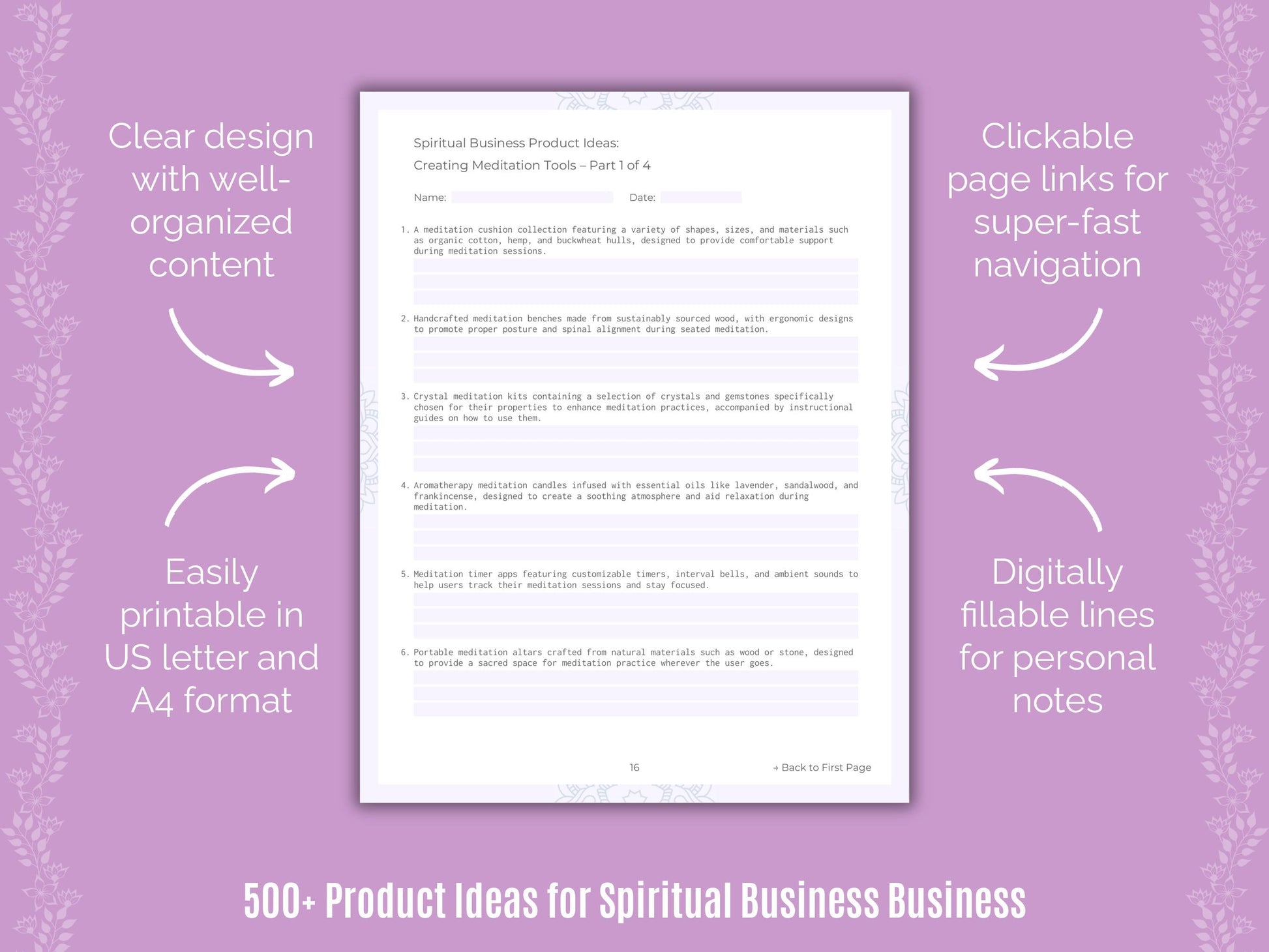 Spiritual Business Business Templates