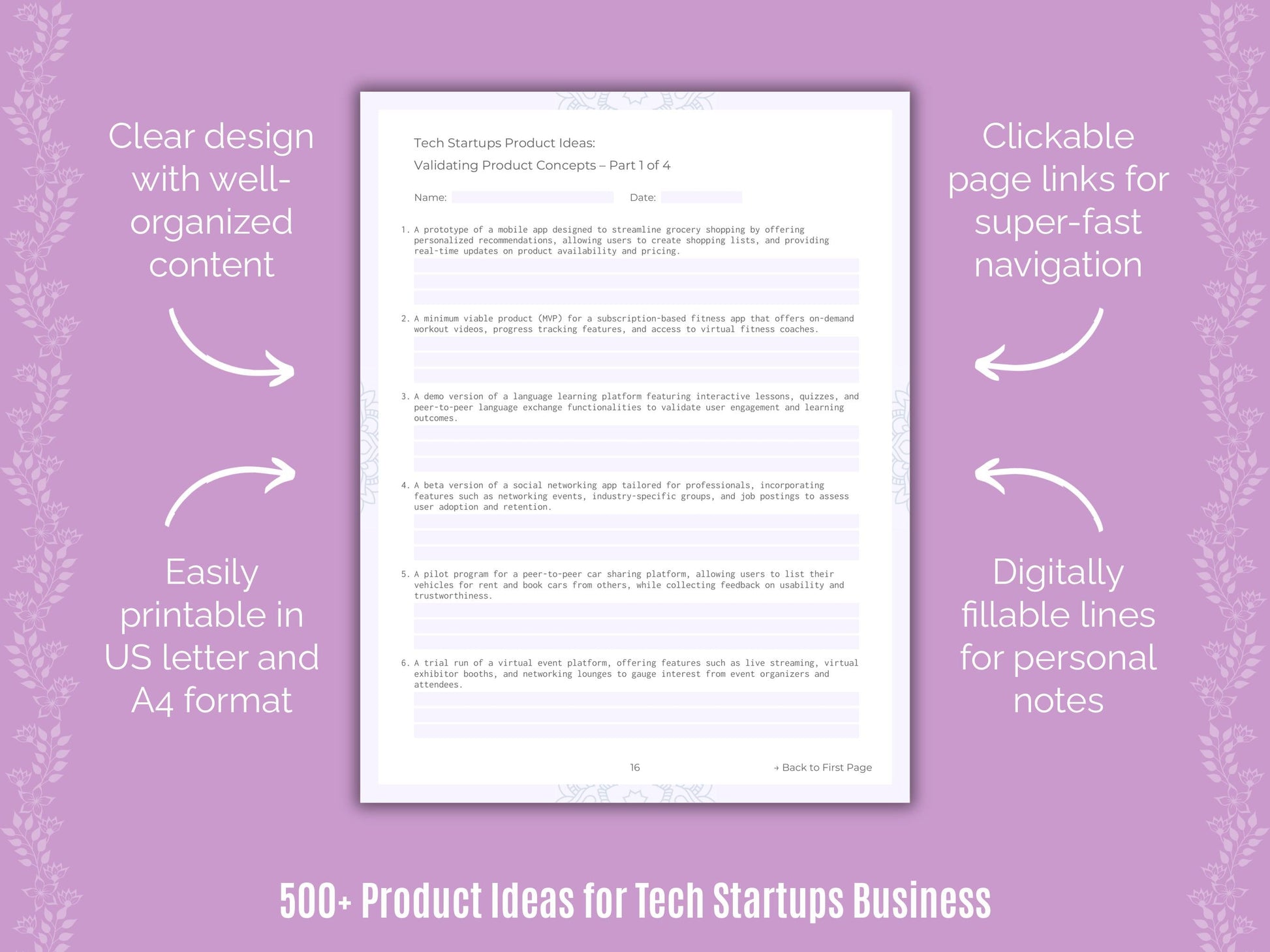 Tech Startups Business Templates