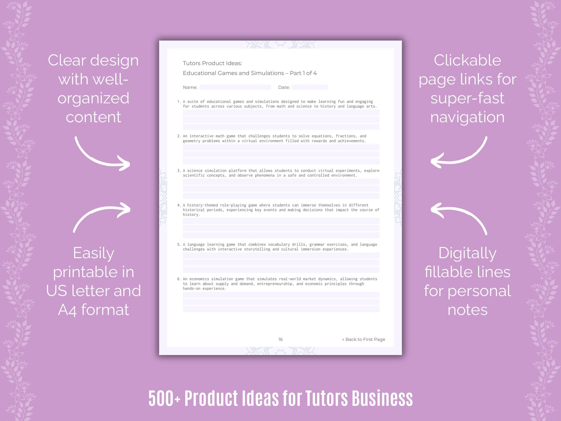 Tutors Business Templates