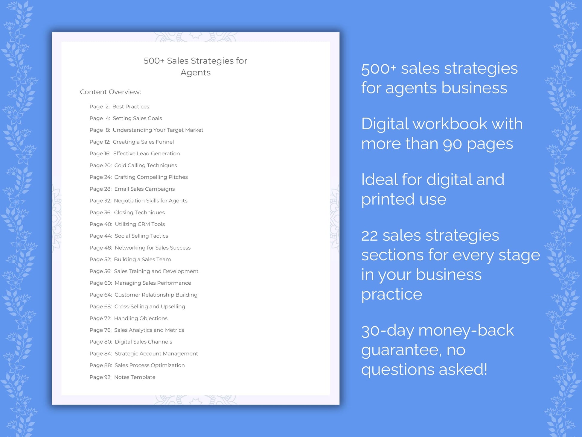 Agents Business Worksheets