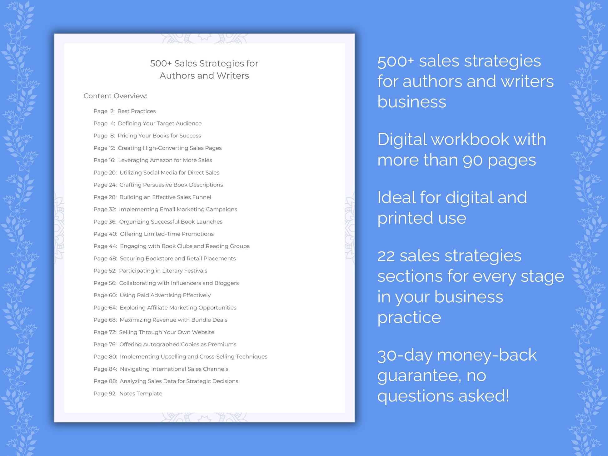 Authors and Writers Business Worksheets