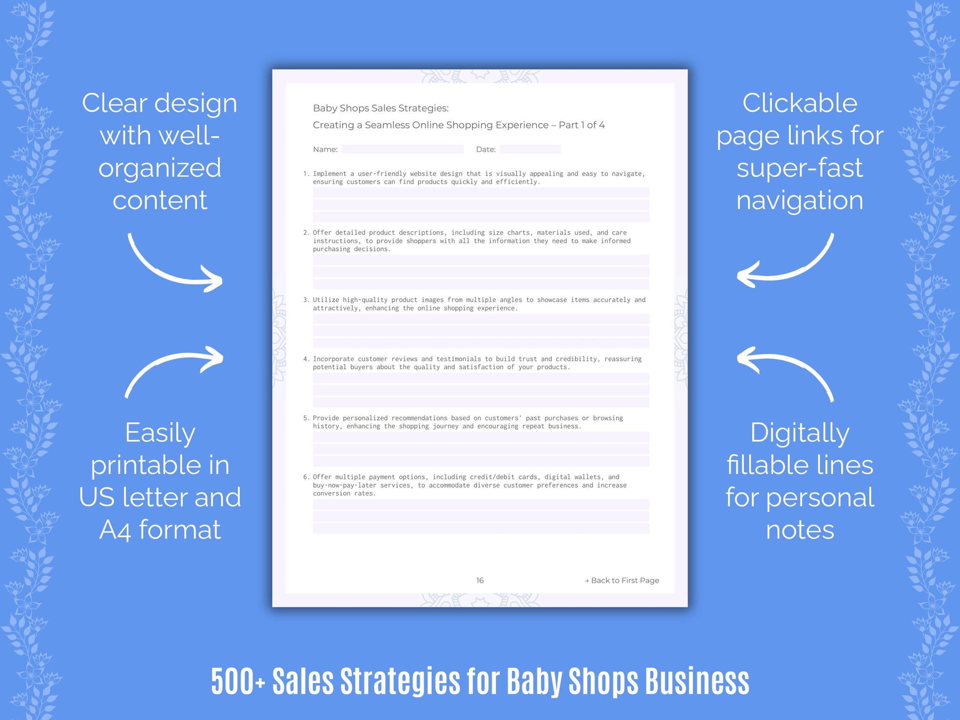 Baby Shops Business Templates