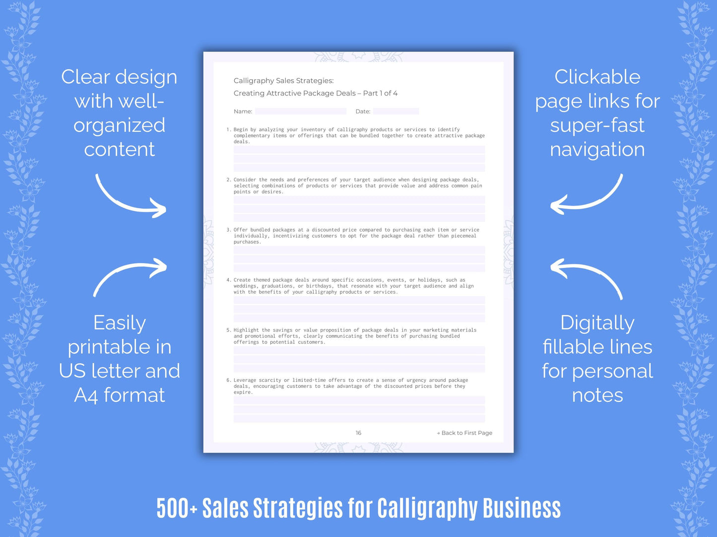 Calligraphy Business Templates