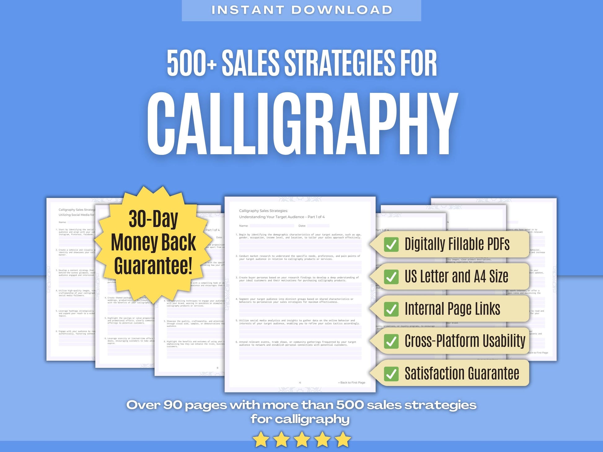 Calligraphy Business Workbooks