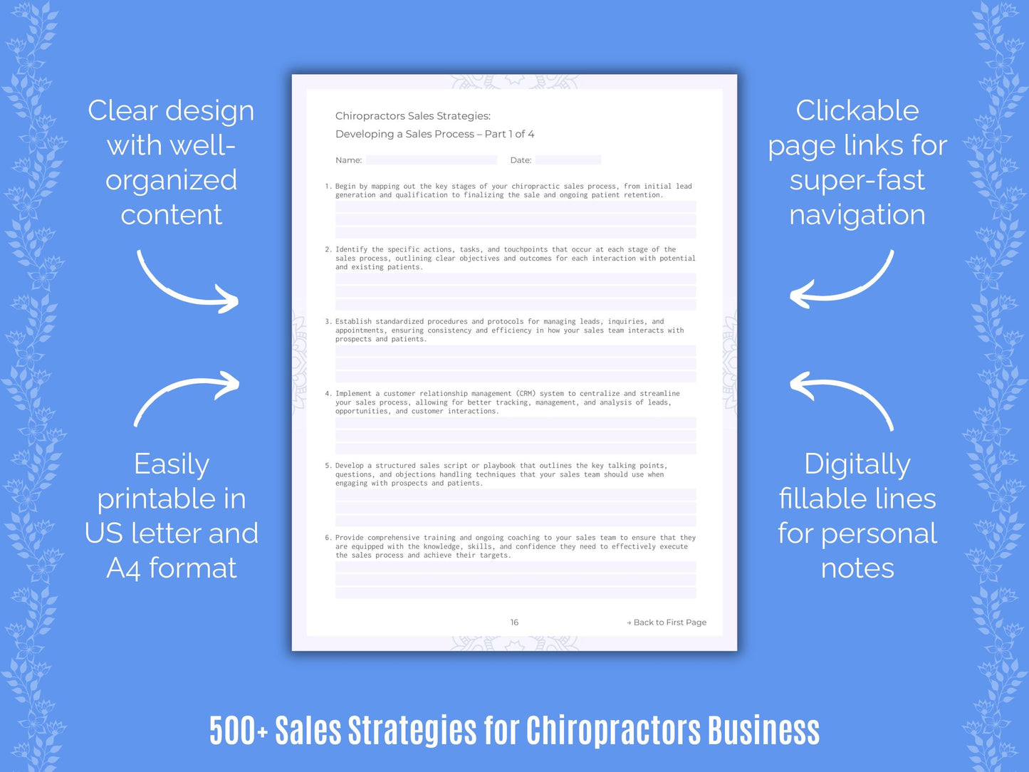 Chiropractors Business Templates