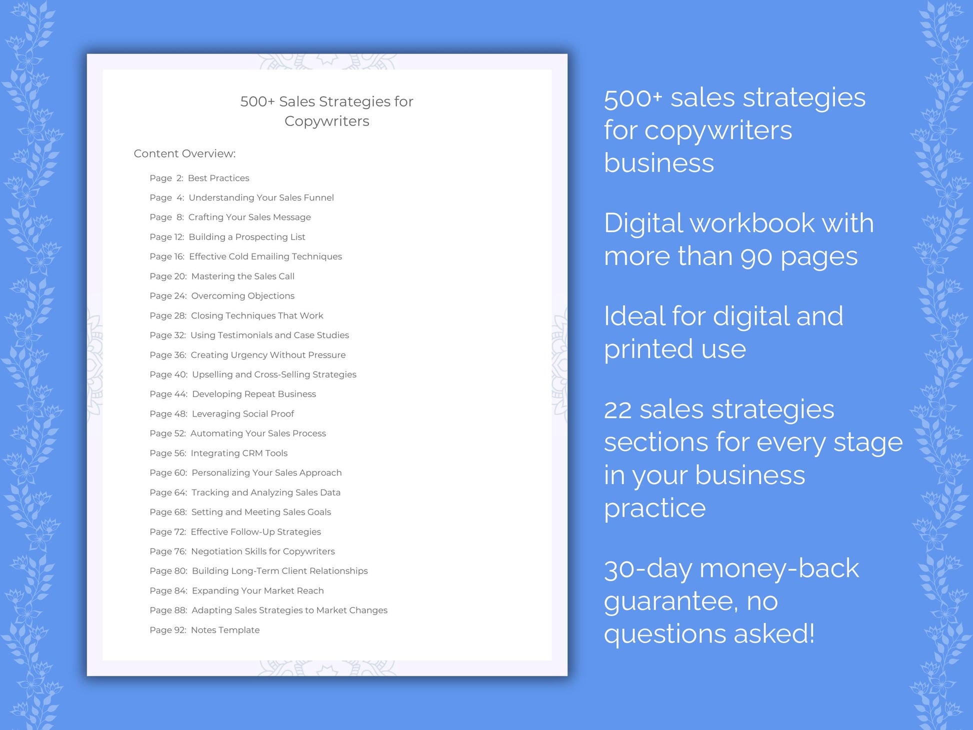 Copywriters Business Worksheets