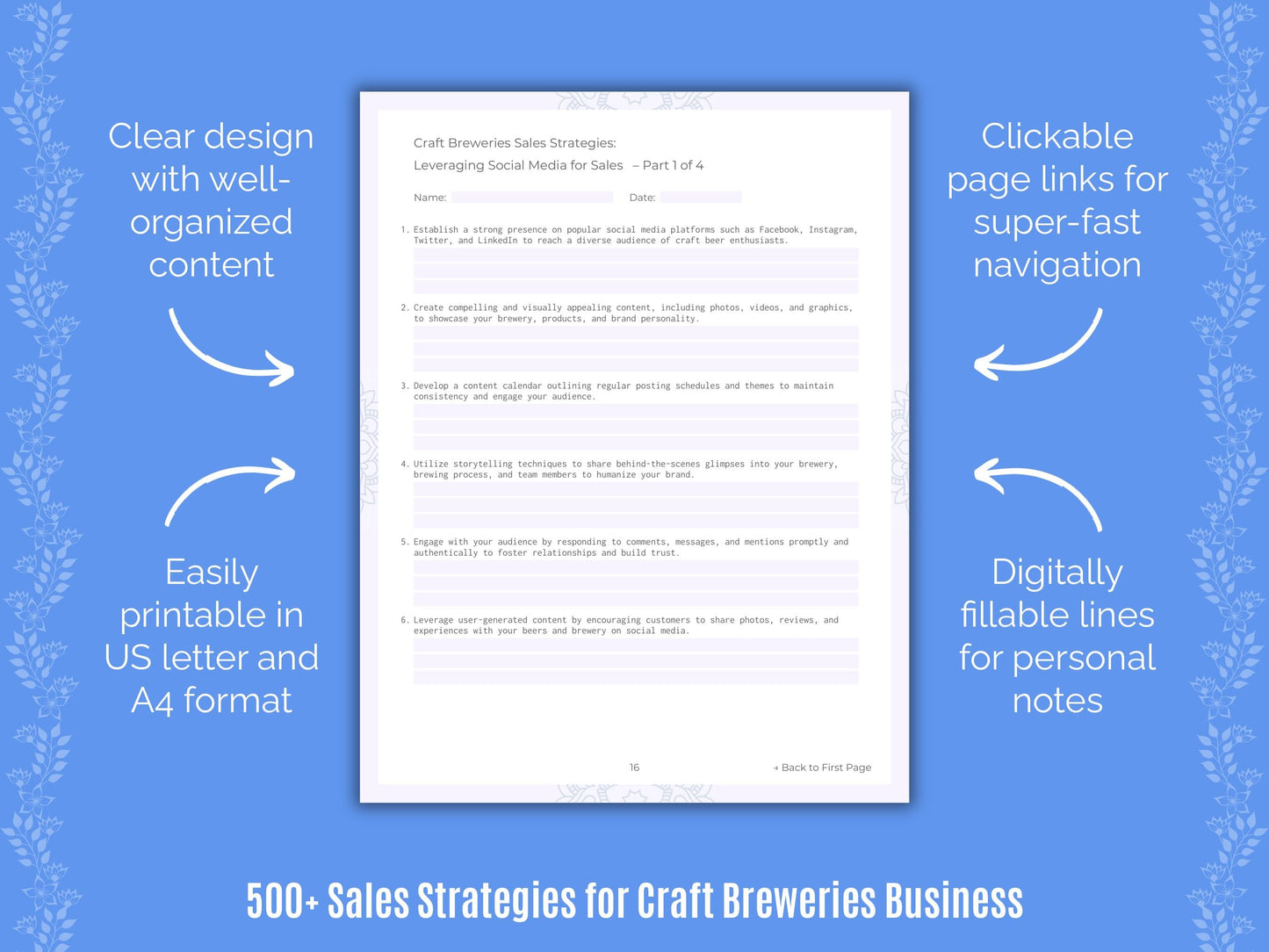 Craft Breweries Business Templates