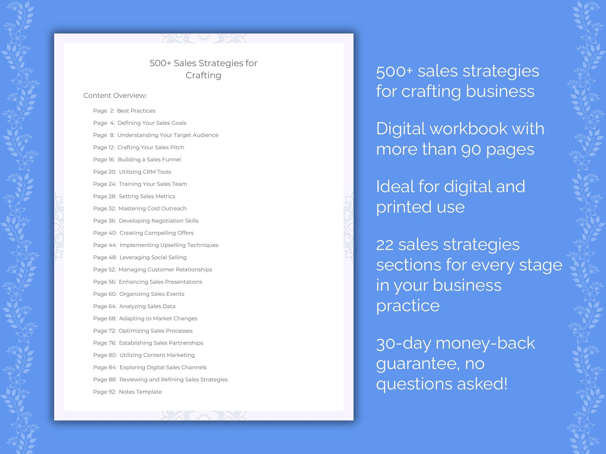 Crafting Business Worksheets