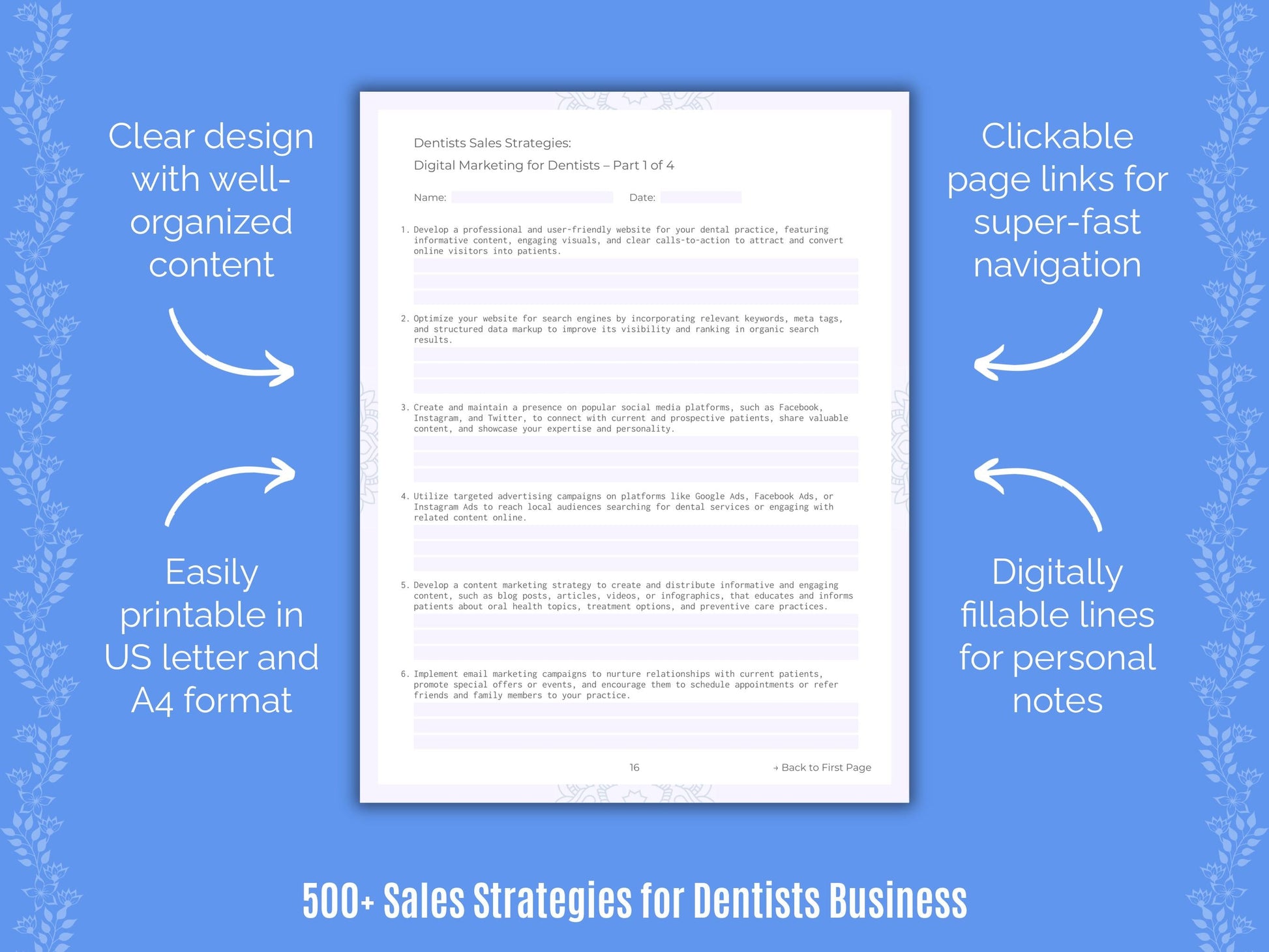 Dentists Business Templates