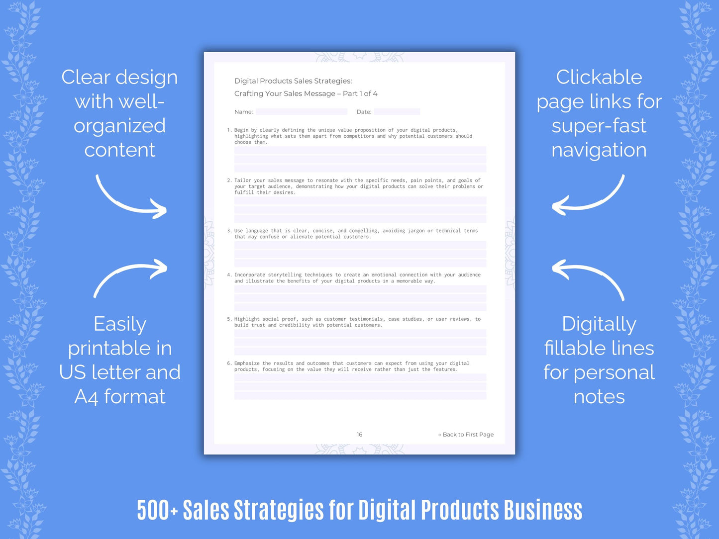 Digital Products Business Templates