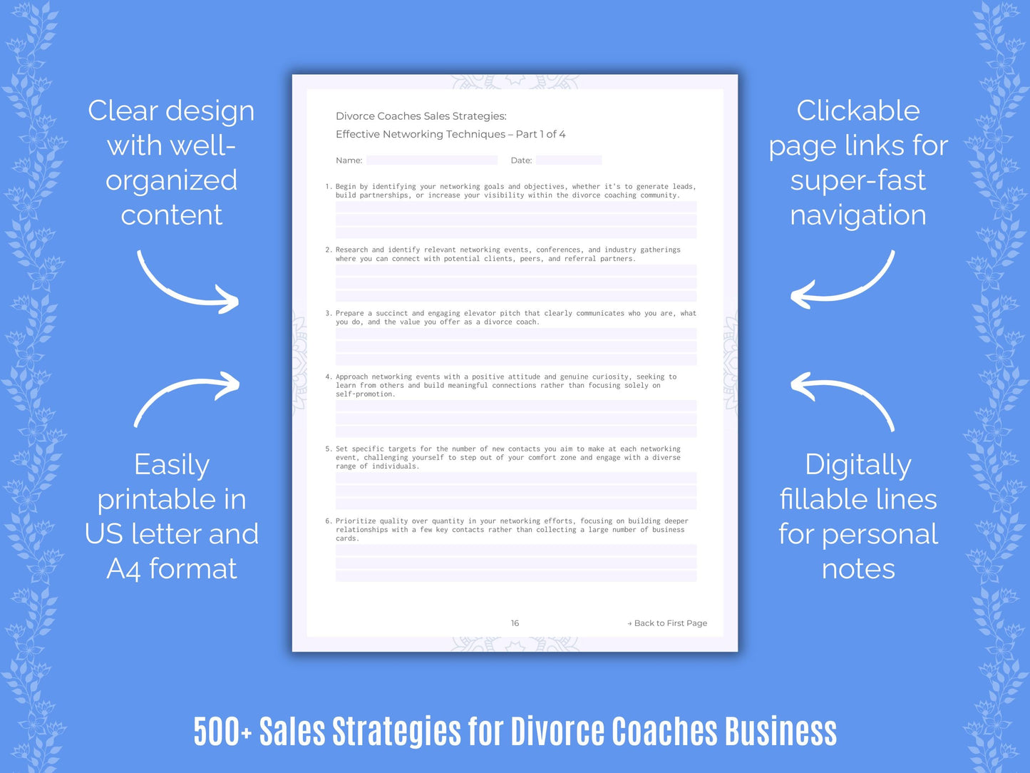 Divorce Coaches Business Templates