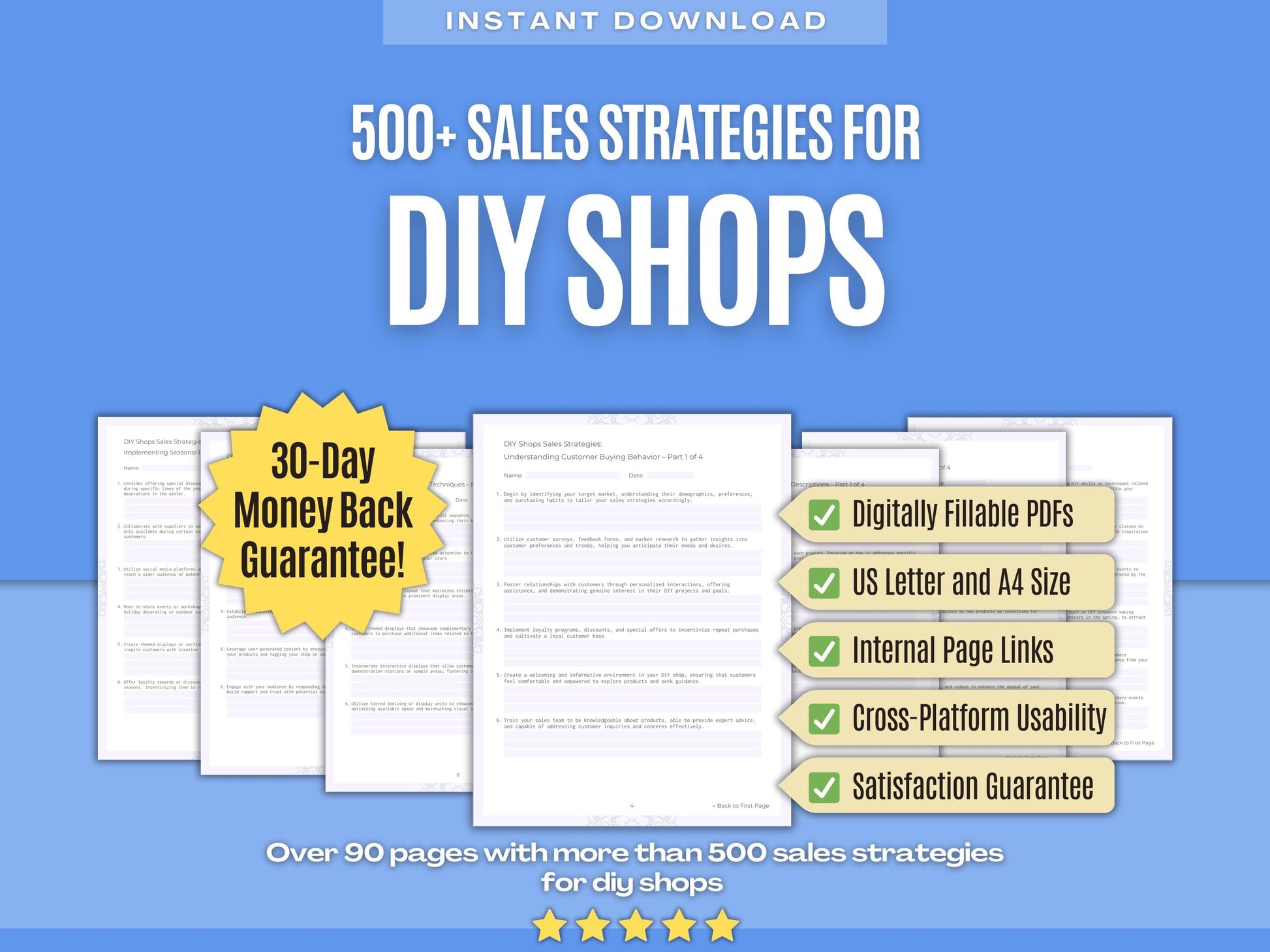 DIY Shops Business Workbooks