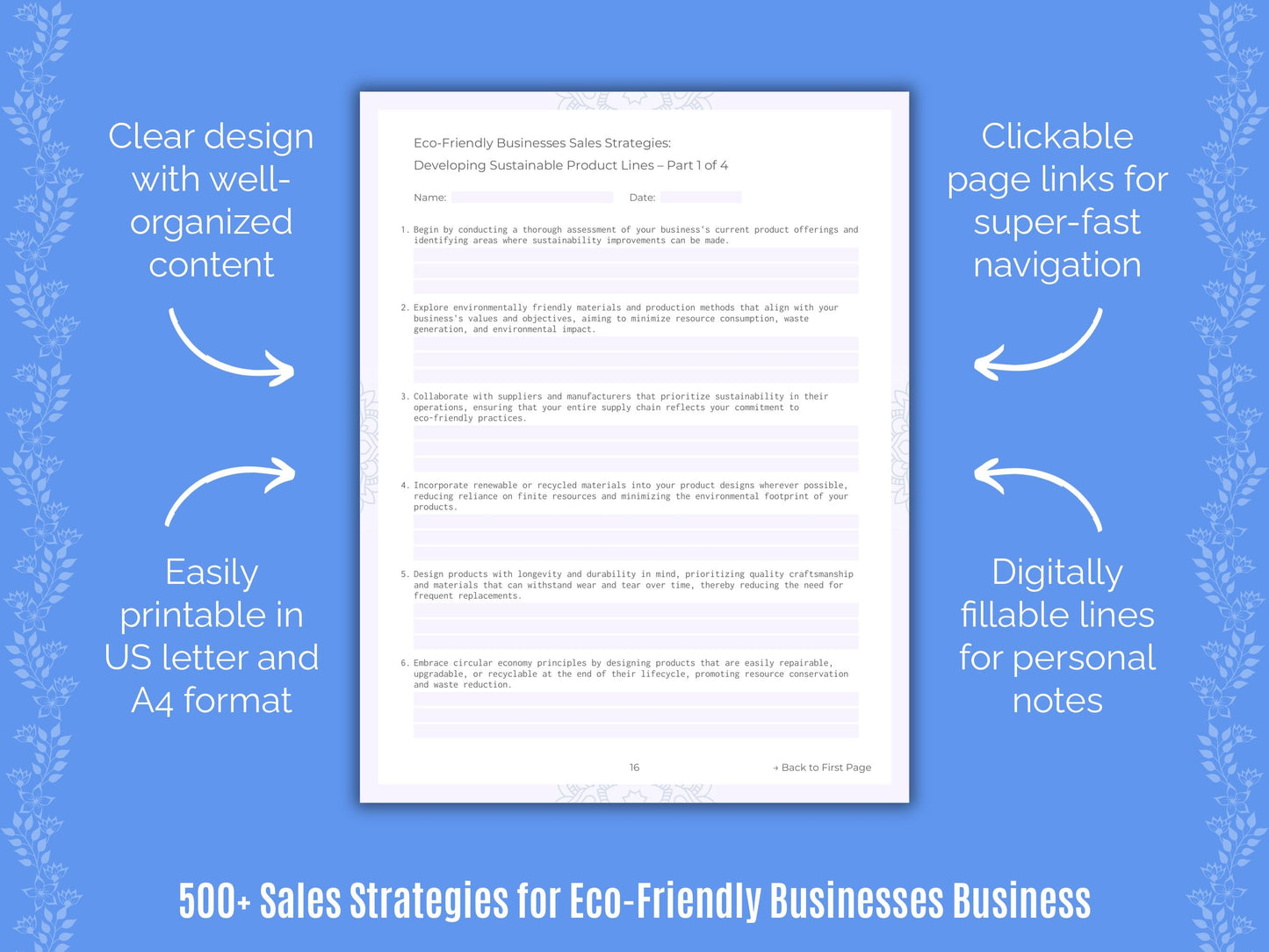 Eco-Friendly Businesses Business Templates