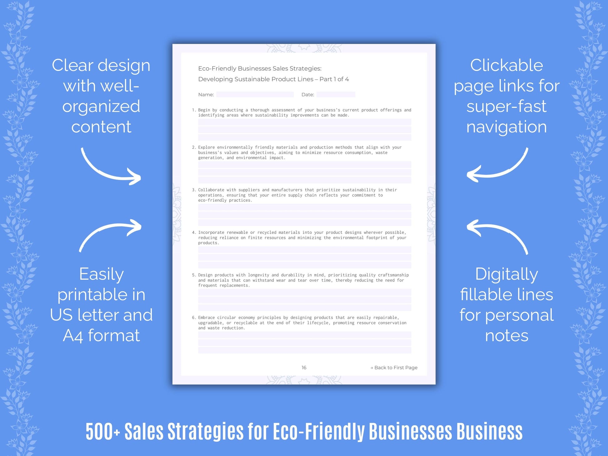 Eco-Friendly Businesses Business Templates