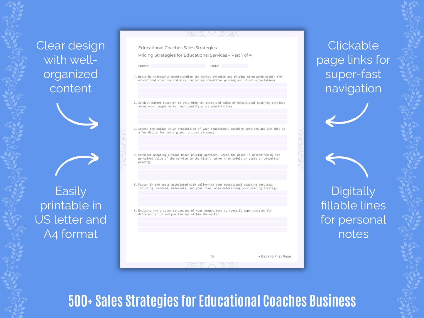 Educational Coaches Business Templates