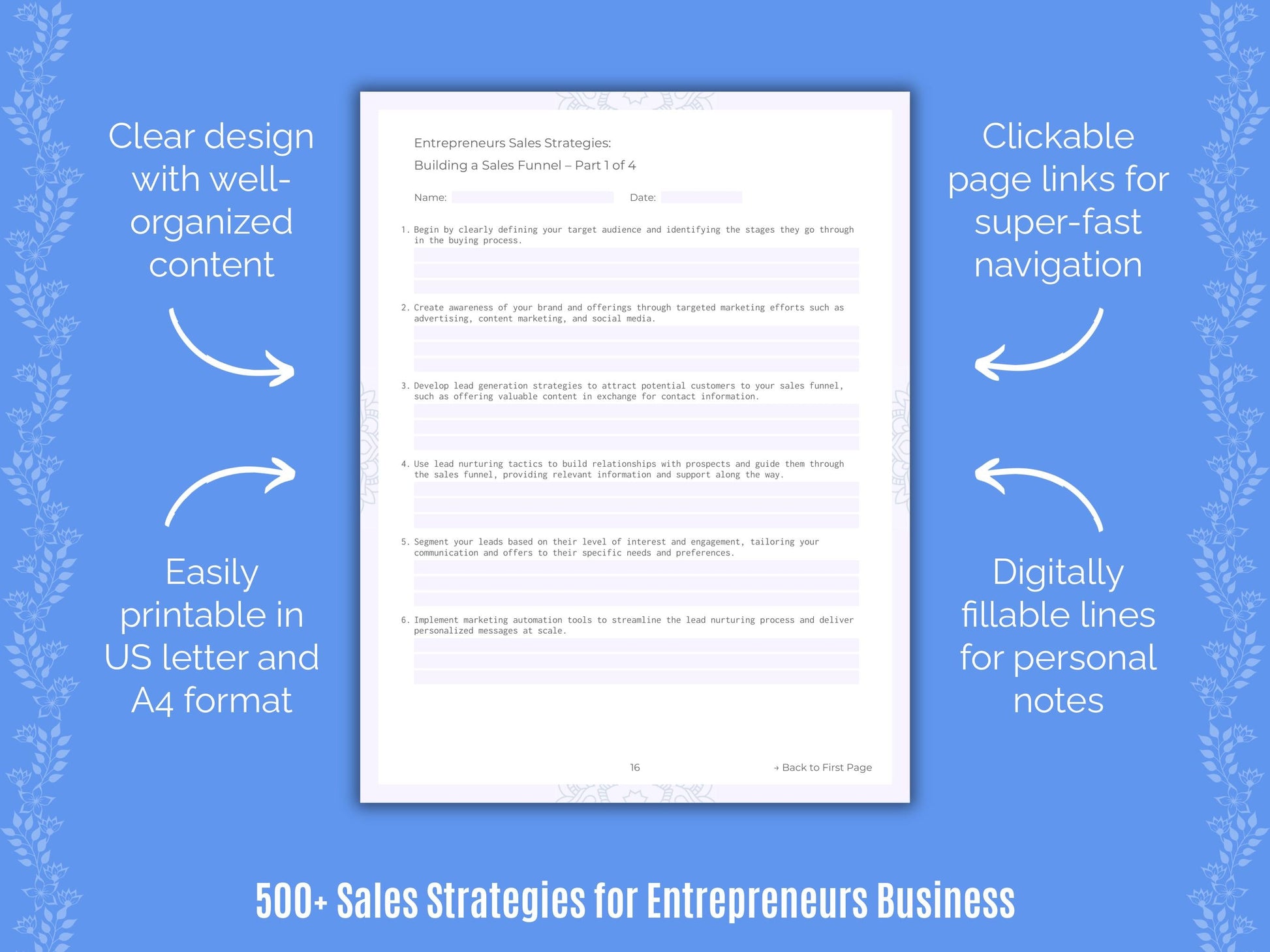 Entrepreneurs Business Templates