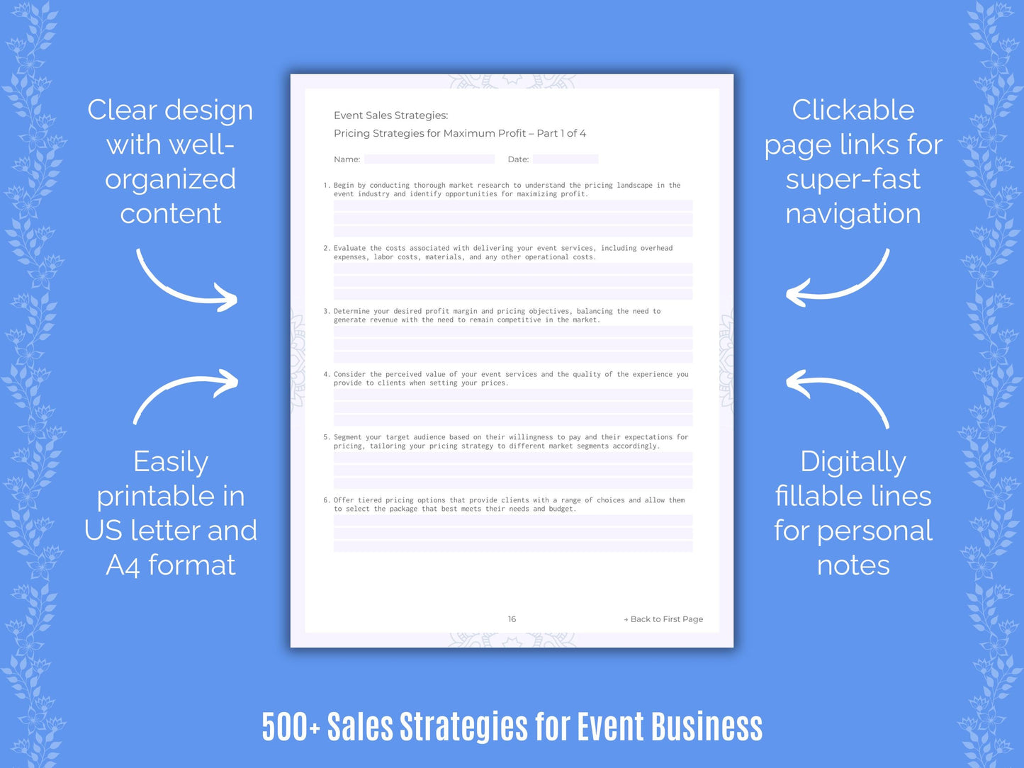 Event Business Templates