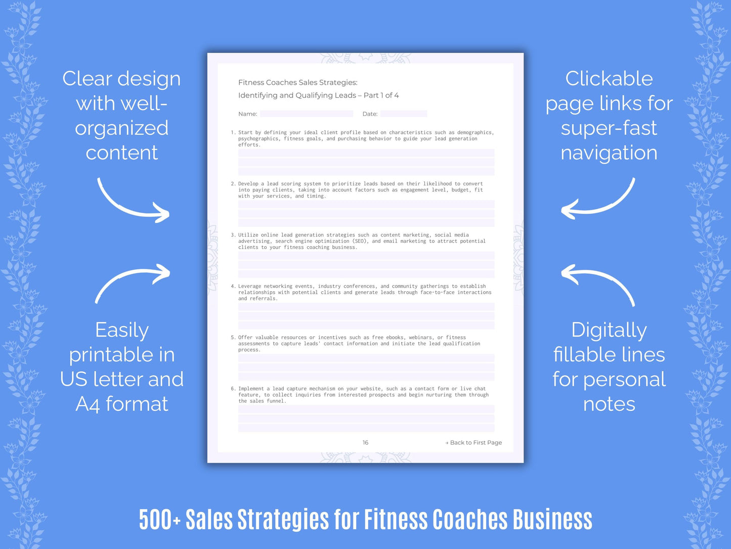 Fitness Coaches Business Templates