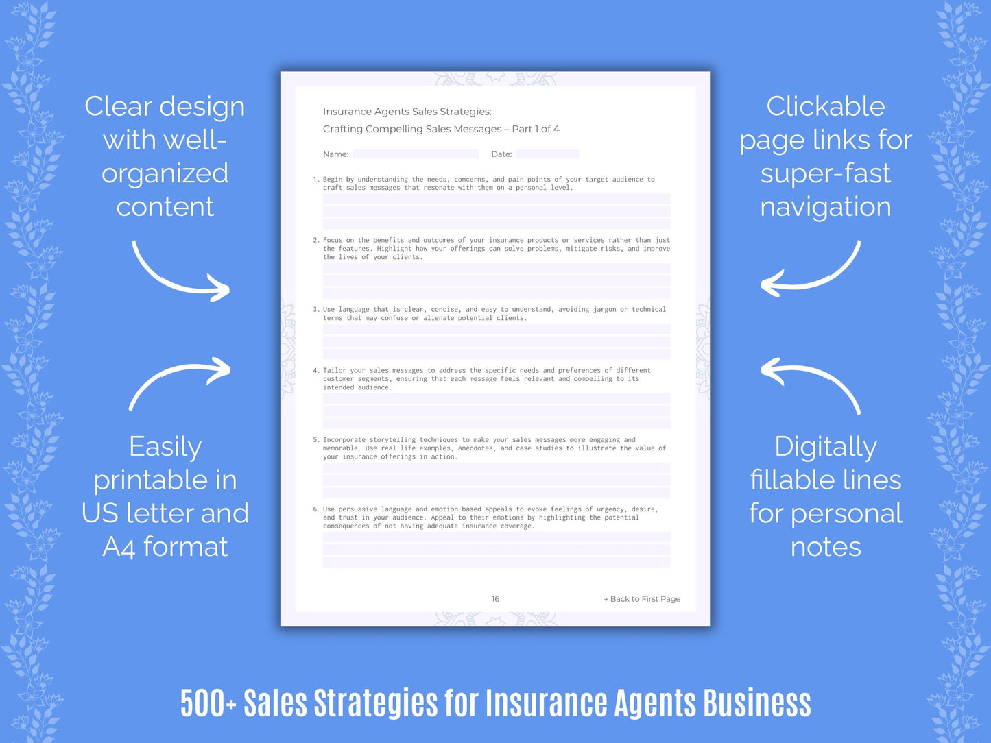 Insurance Agents Business Templates