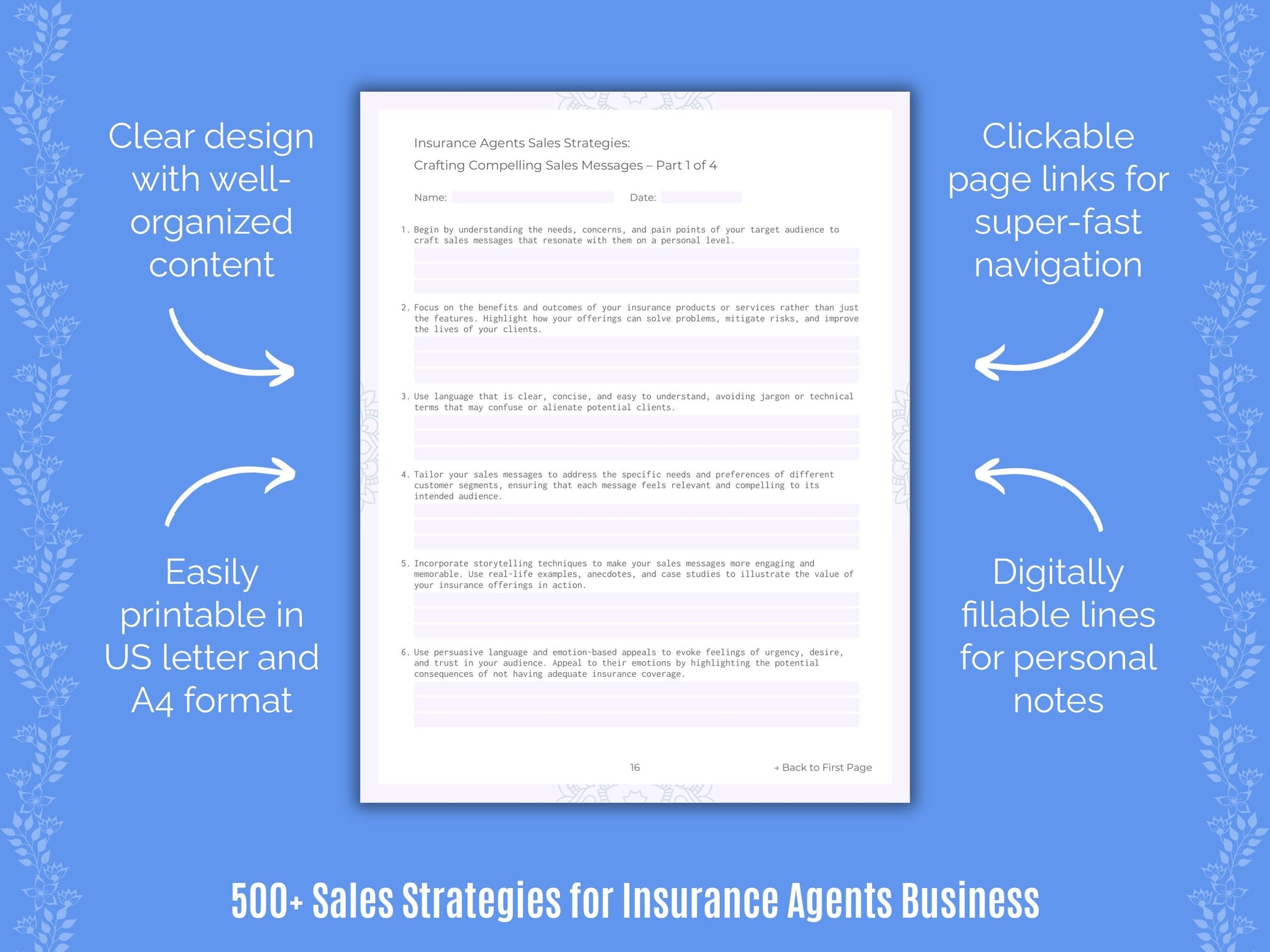 Insurance Agents Business Templates