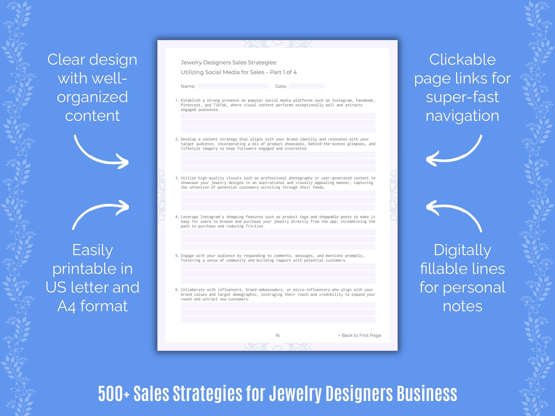 Jewelry Designers Business Templates