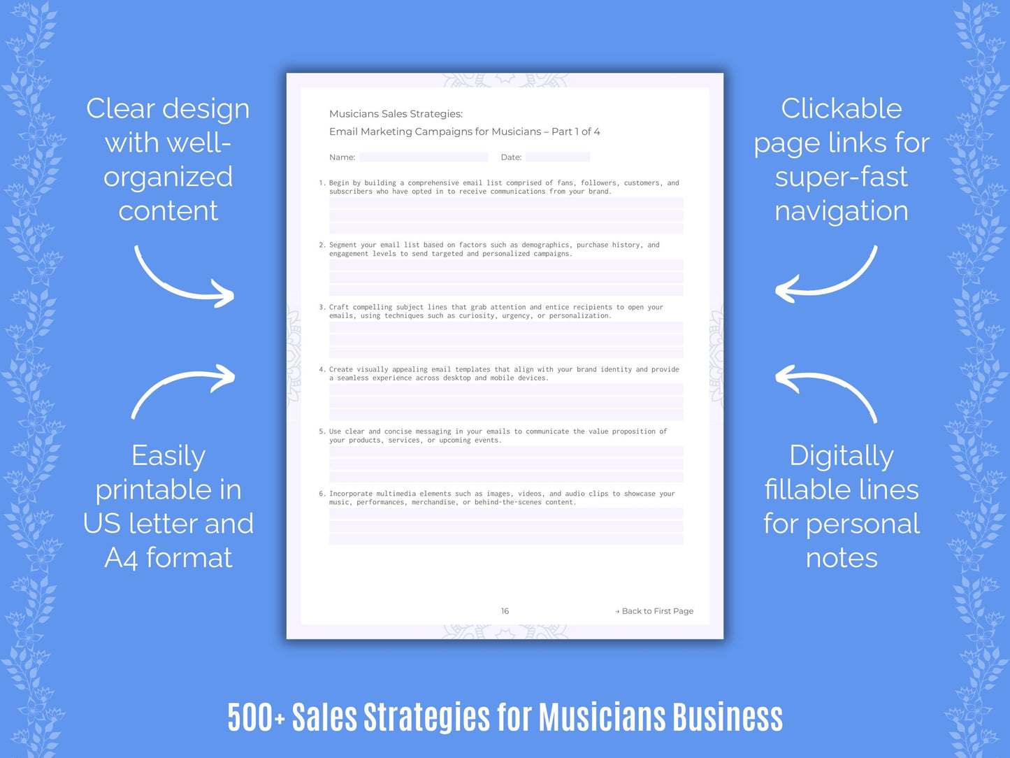 Musicians Business Templates