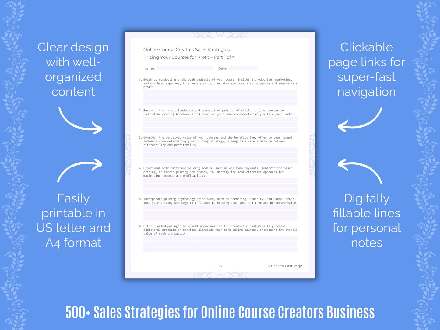 Online Course Creators Business Templates