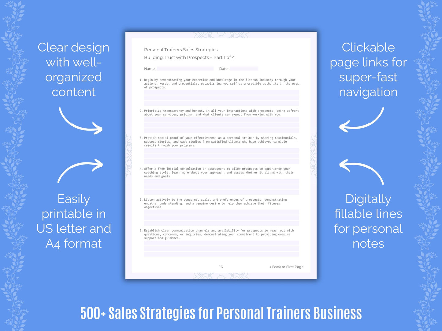 Personal Trainers Business Templates