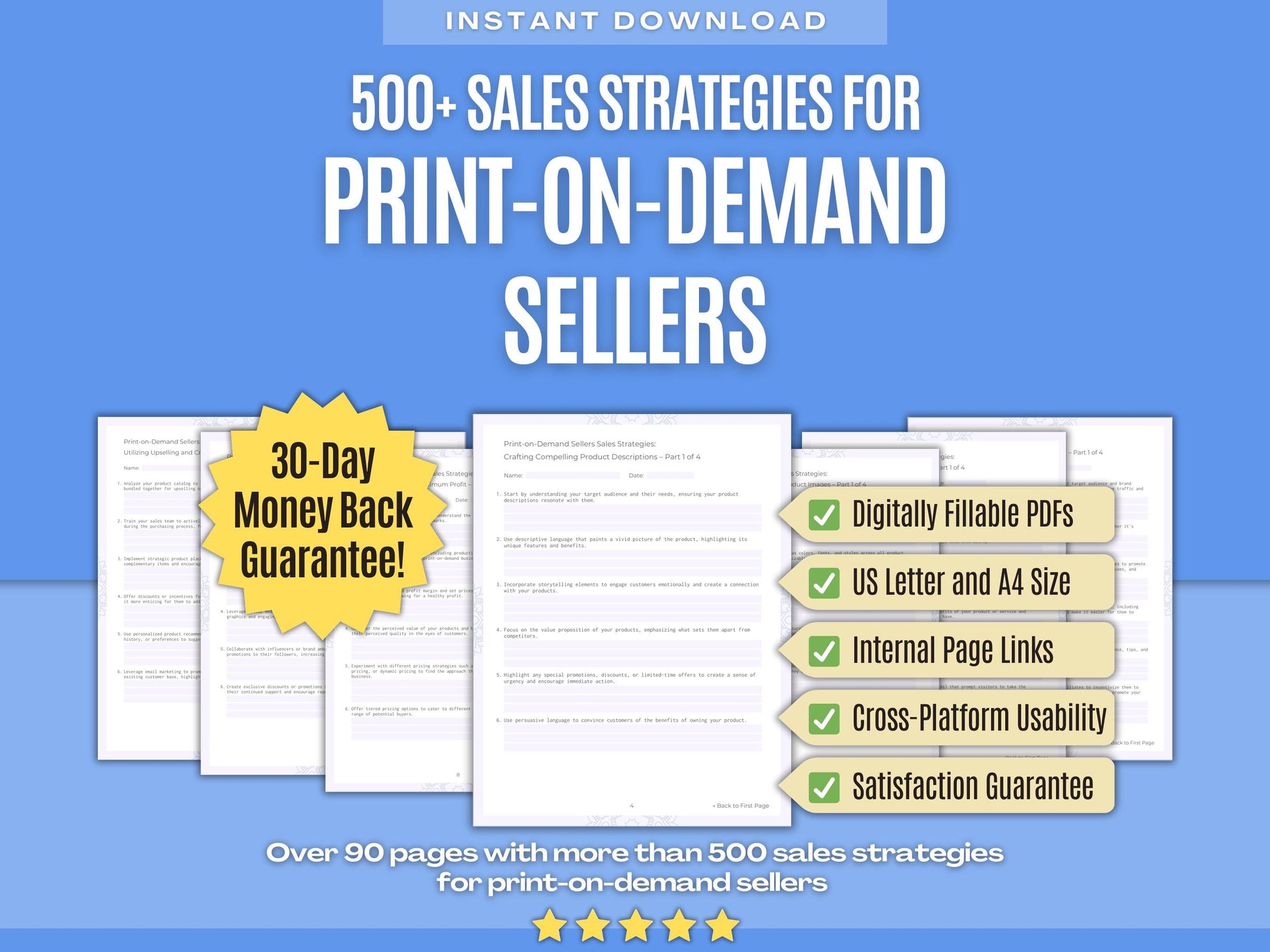 Print-on-Demand Sellers Business Workbooks