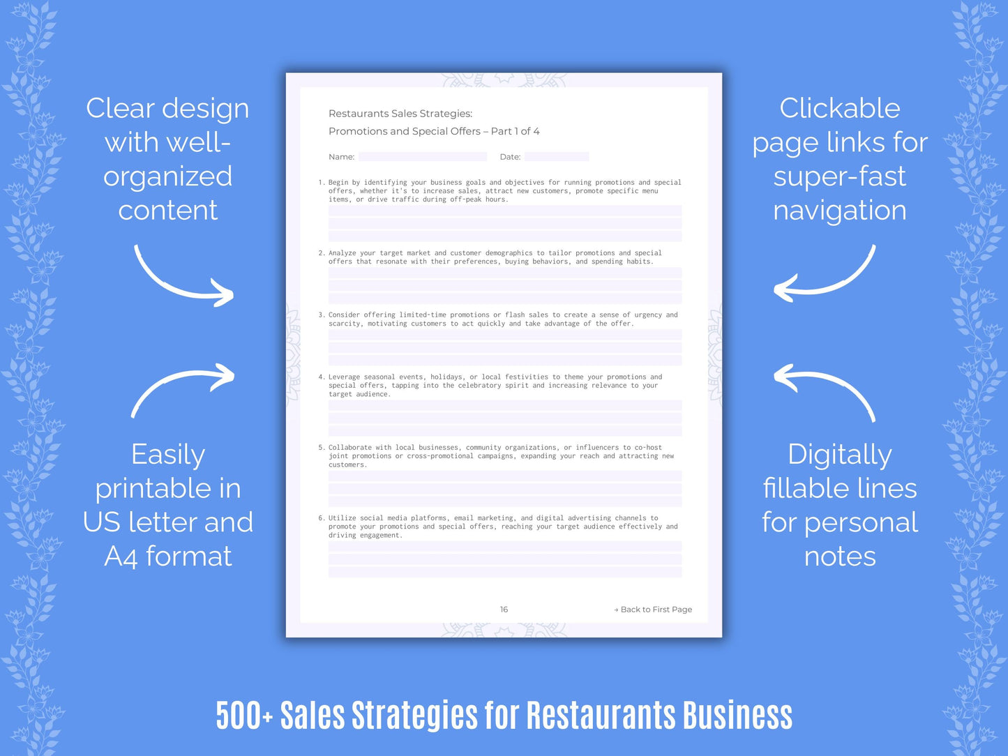 Restaurants Business Templates