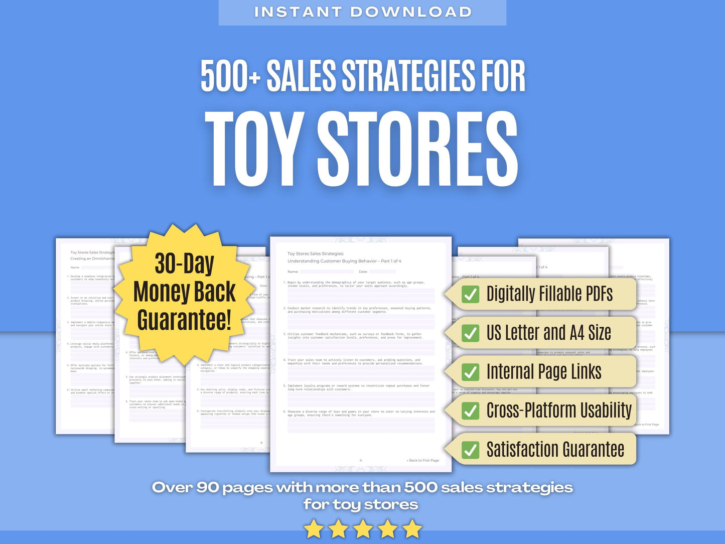 Toy Stores Business Workbooks