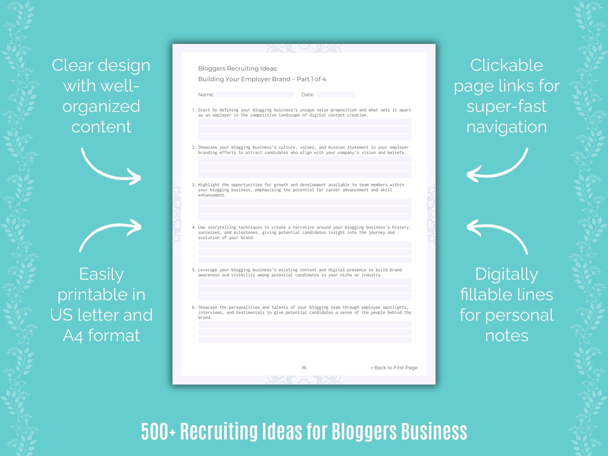 Bloggers Business Templates