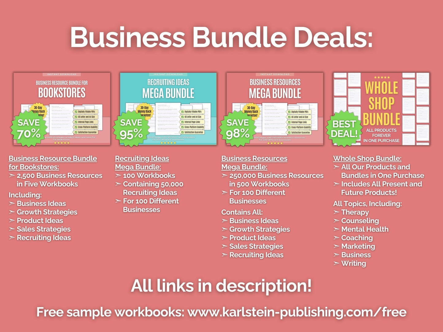 Bookstores Business Session Tools