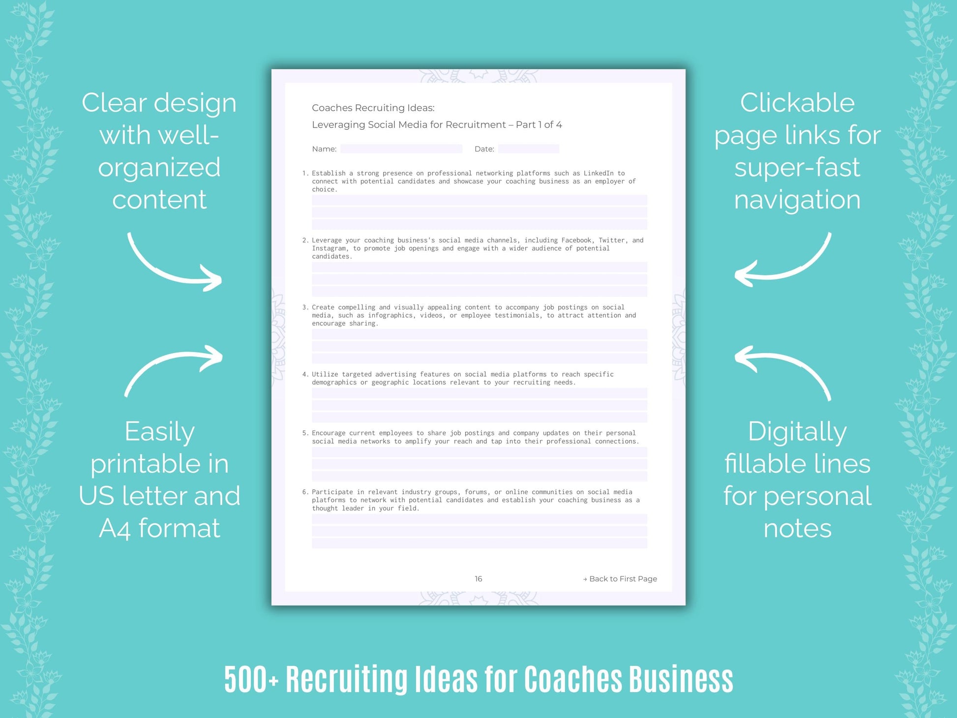 Coaches Business Templates