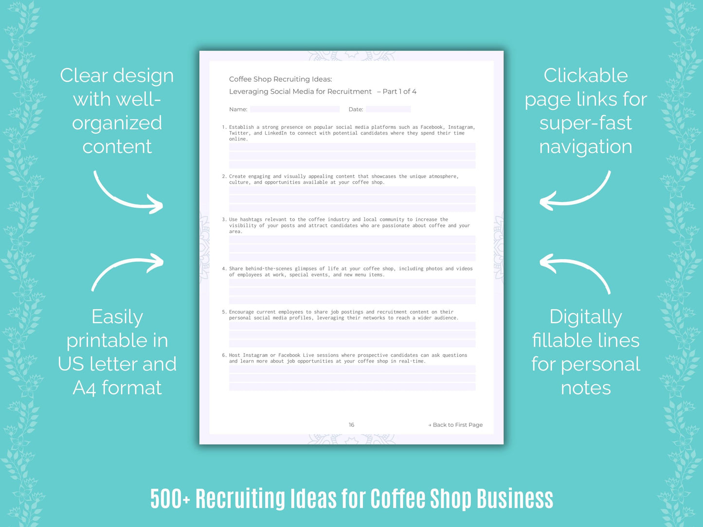 Coffee Shop Business Templates