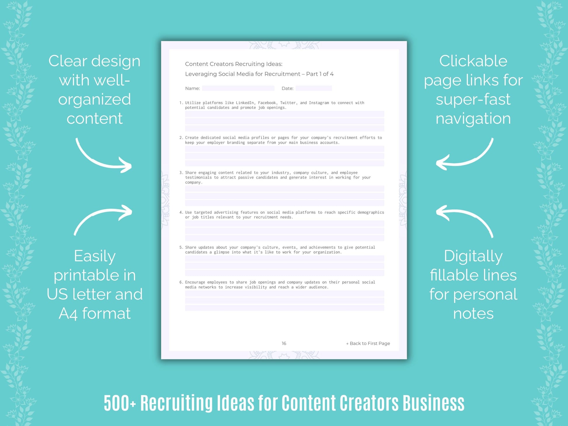 Content Creators Business Templates