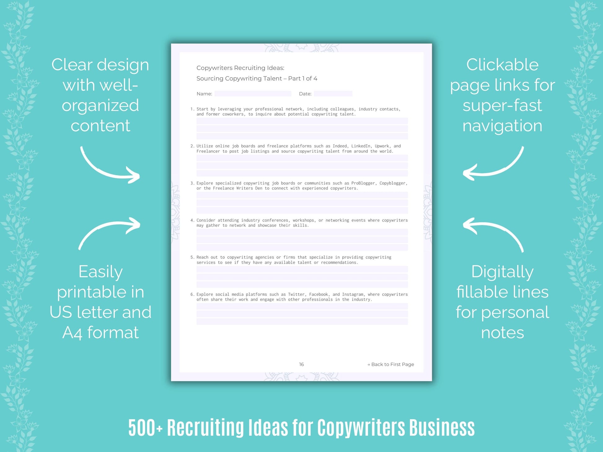 Copywriters Business Templates