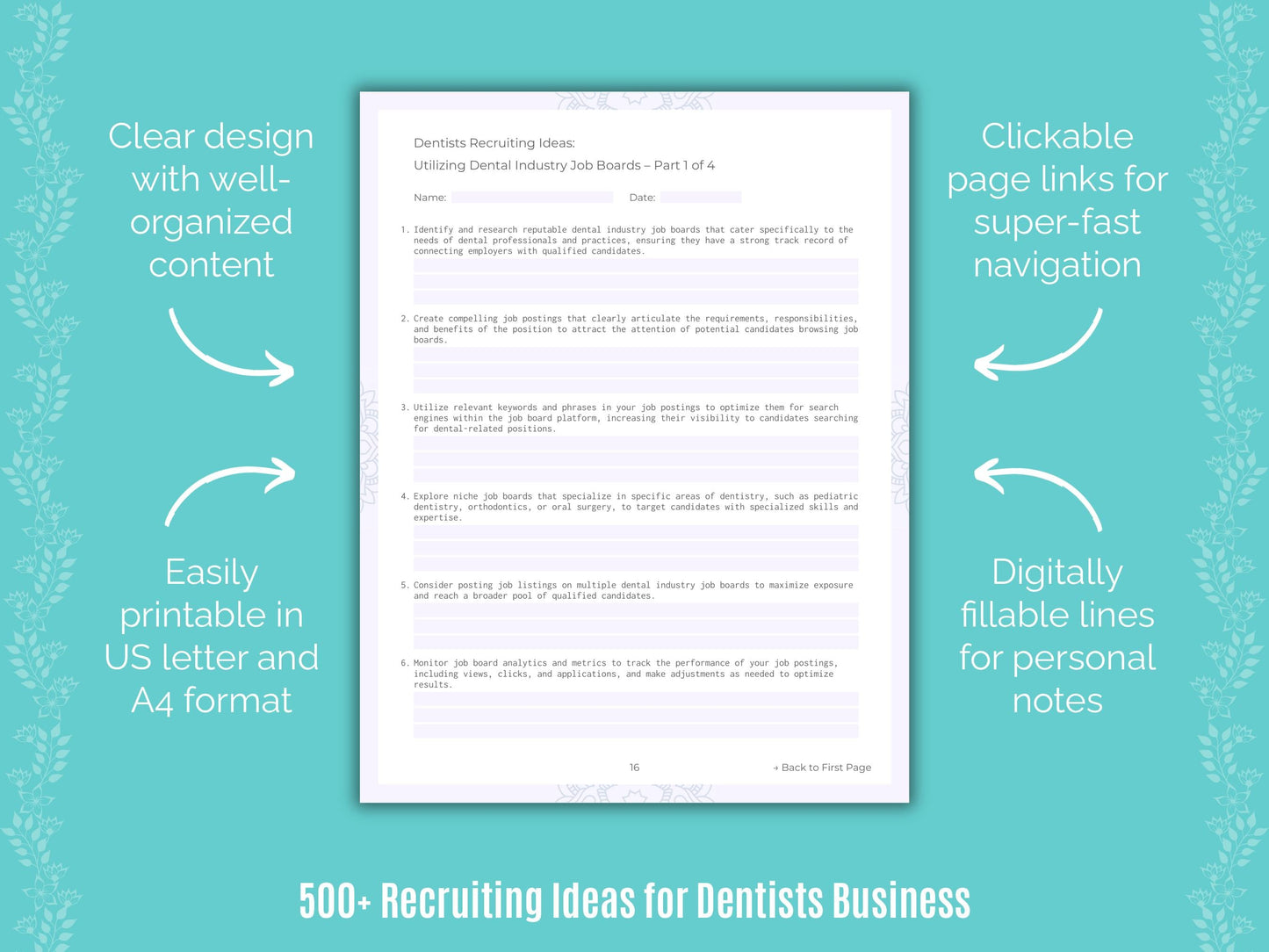 Dentists Business Templates