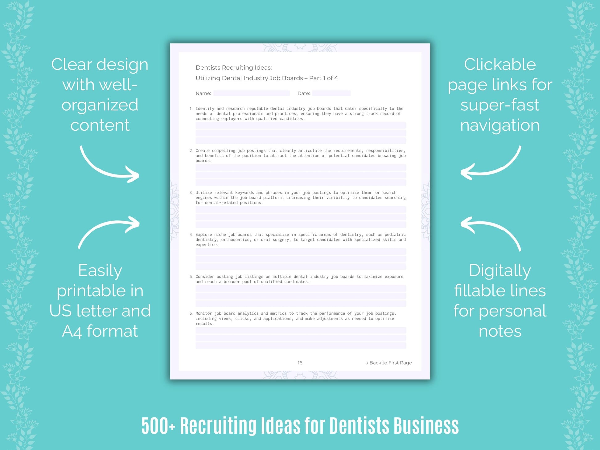 Dentists Business Templates