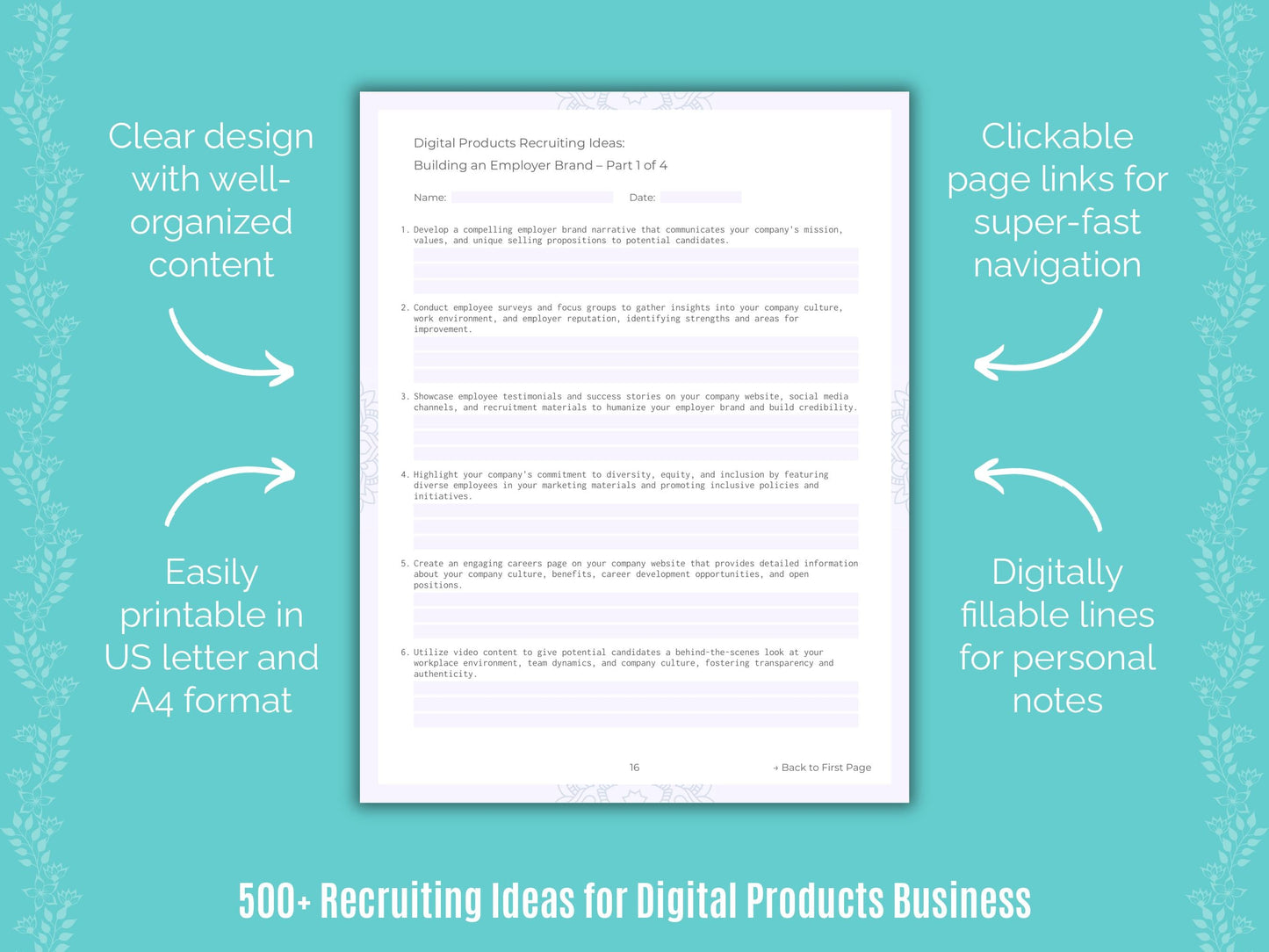 Digital Products Business Templates