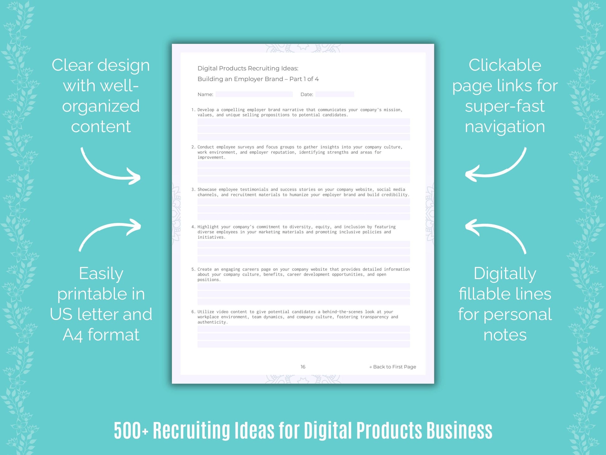 Digital Products Business Templates