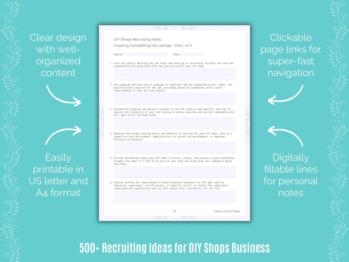 DIY Shops Business Templates