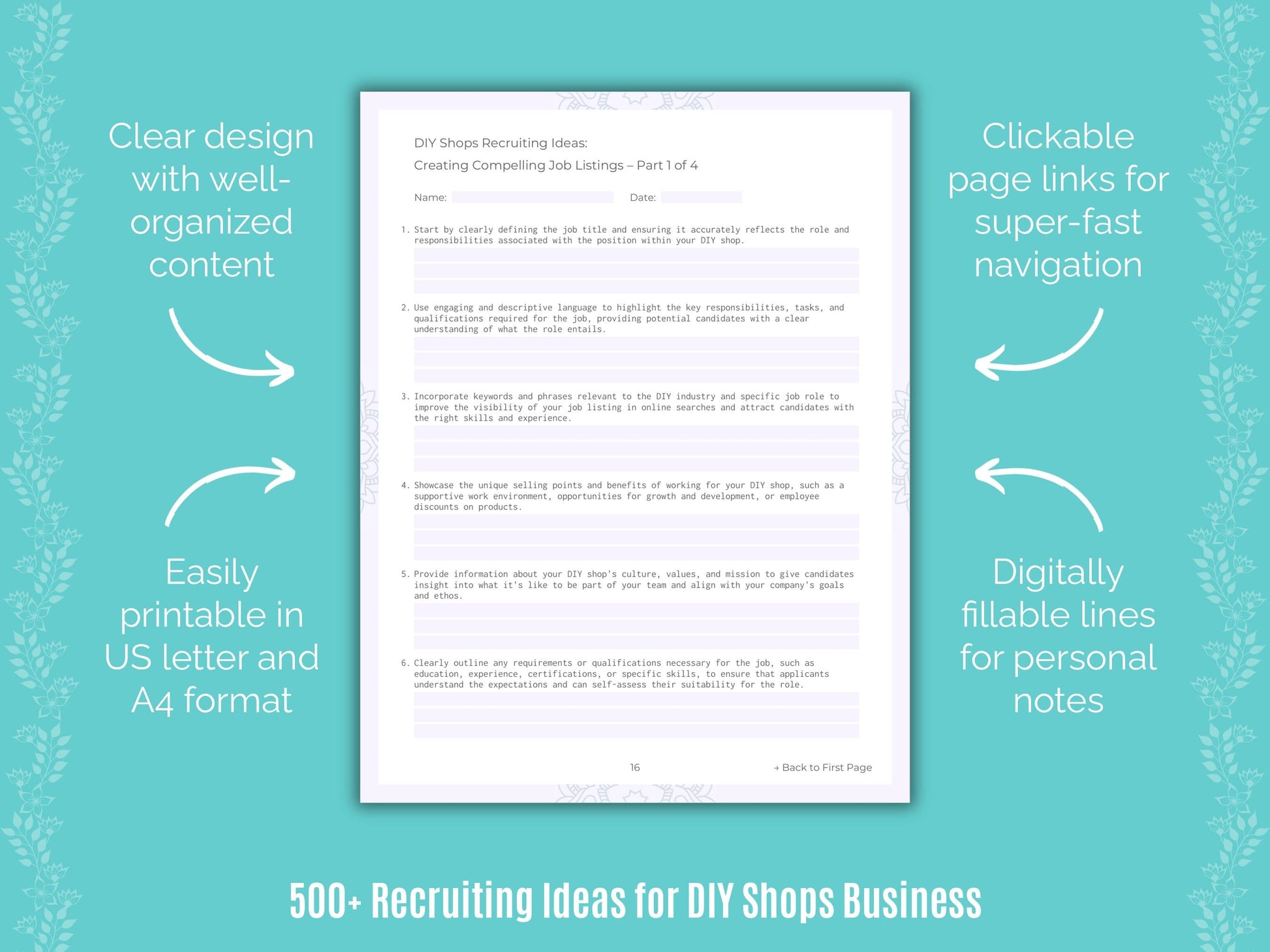 DIY Shops Business Templates