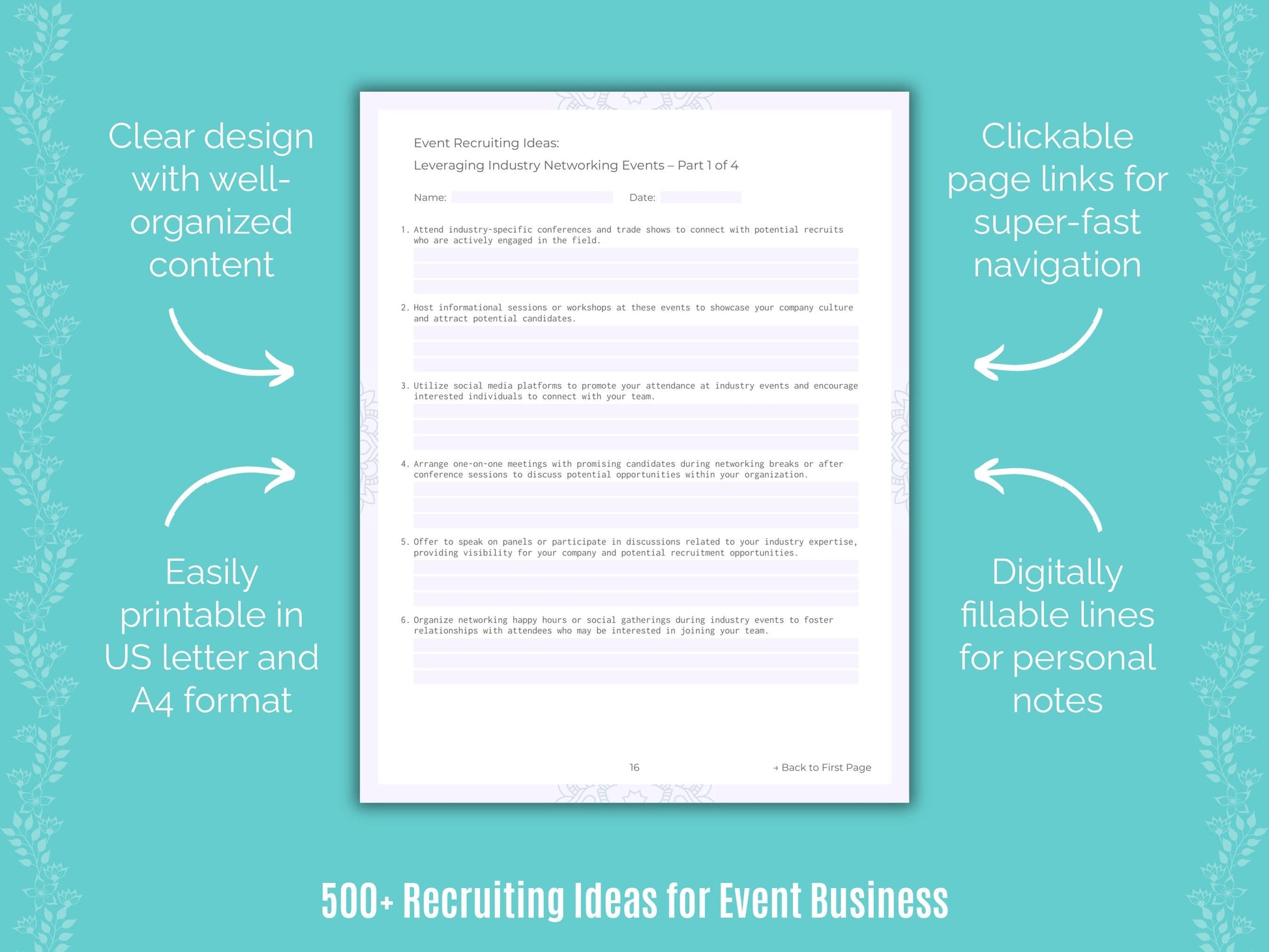 Event Business Templates