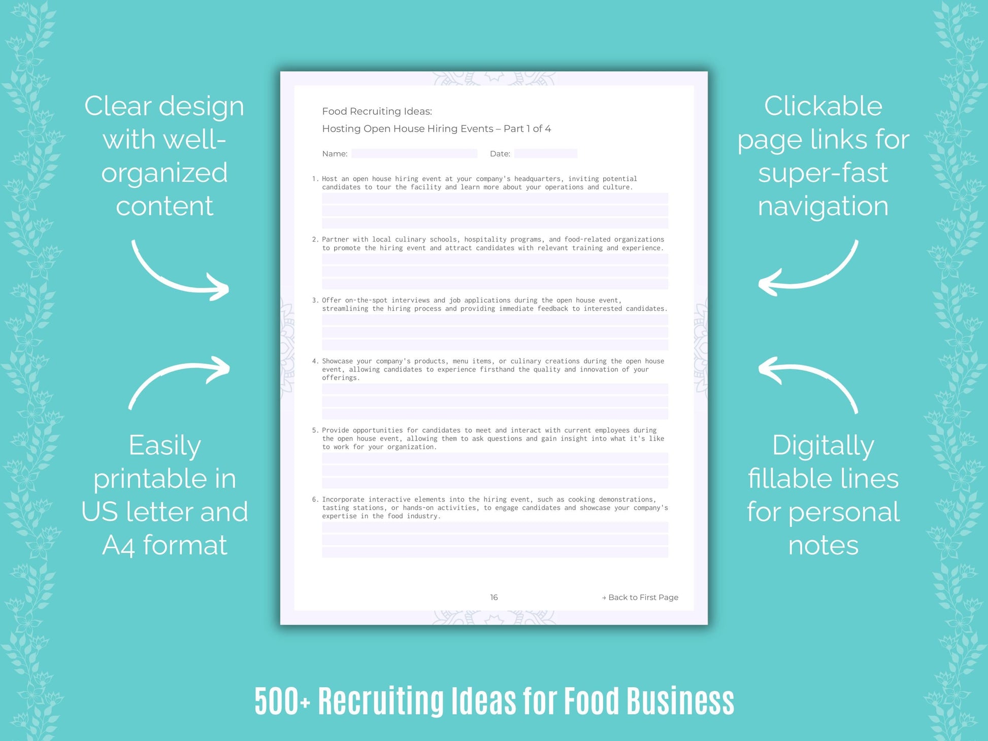 Food Business Templates