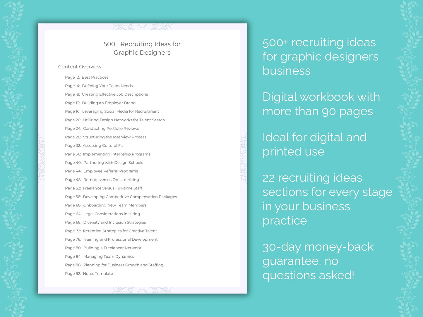 Graphic Designers Business Worksheets